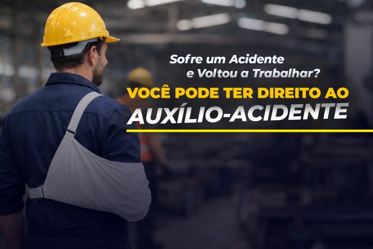 Sofreu um acidente e voltou a trabalhar